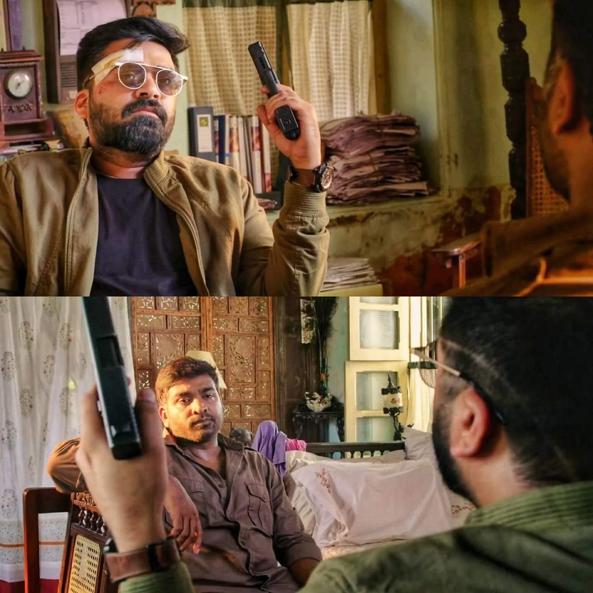 merish7's tweet photo. This Shot ๐๐๐ @santoshsivan
#Ethi vs #Razool
#ChekkaChivanthaVaanam https://t.co/T2tiz8f1j4