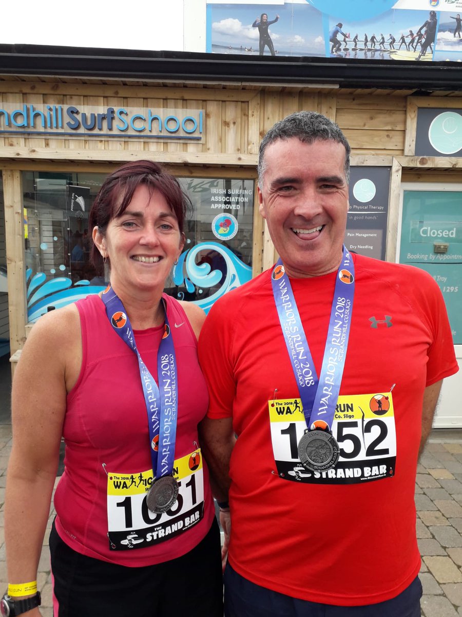 ryan_eileenryan's tweet photo. Keeping busy this weekend too. Well done to all @warriorsfest great event , fair play all the volunteers that kept us hydrated! #runningupthathill #WarriorsRun https://t.co/8QvQWtQHys