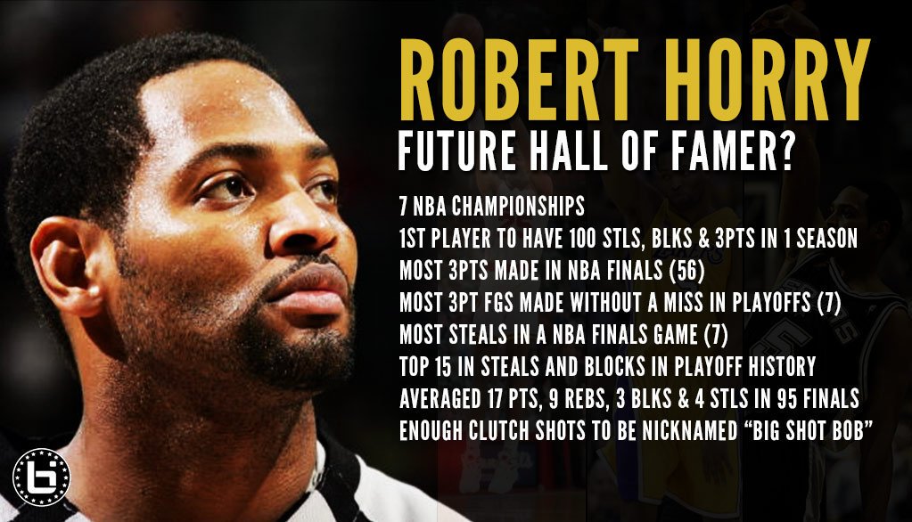 How many rings shop did robert horry win