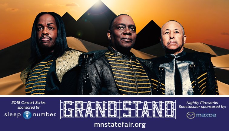 mnstatefair's tweet photo. You know what sounds fun? A ticket giveaway! Retweet this (and make sure you're following us!) for a chance to win a pair of tickets to tomorrow's @EarthWindFire show at the Grandstand! We'll throw in a pair of admission tickets for good measure. #mnstatefair https://t.co/P6I15Jnbe0