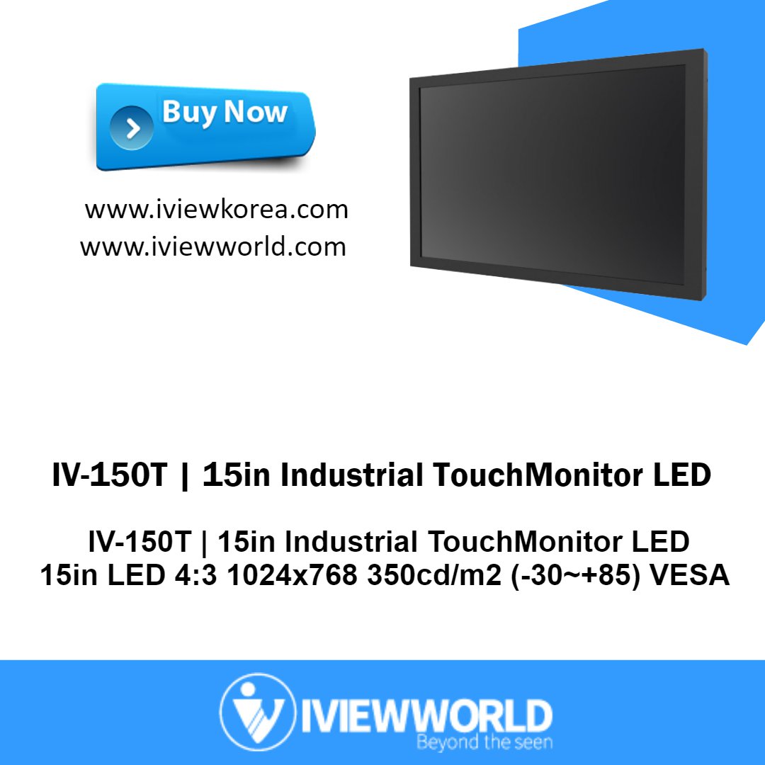 iviewworld1's tweet photo. IV-150T | 15in Industrial TouchMonitor LED.

🛍️ Shop now:
https://t.co/Jt0OSKP7dE
https://t.co/OVXV2dpkFq

#iviewworld #IndustrialMonitorLED #TouchScreen #TouchComputer #iviewkorea #Technology #LED #TouchPad #OnlineStore #BuyNow #HighQualityTouchScreen #Tech https://t.co/MxrmHzjm26