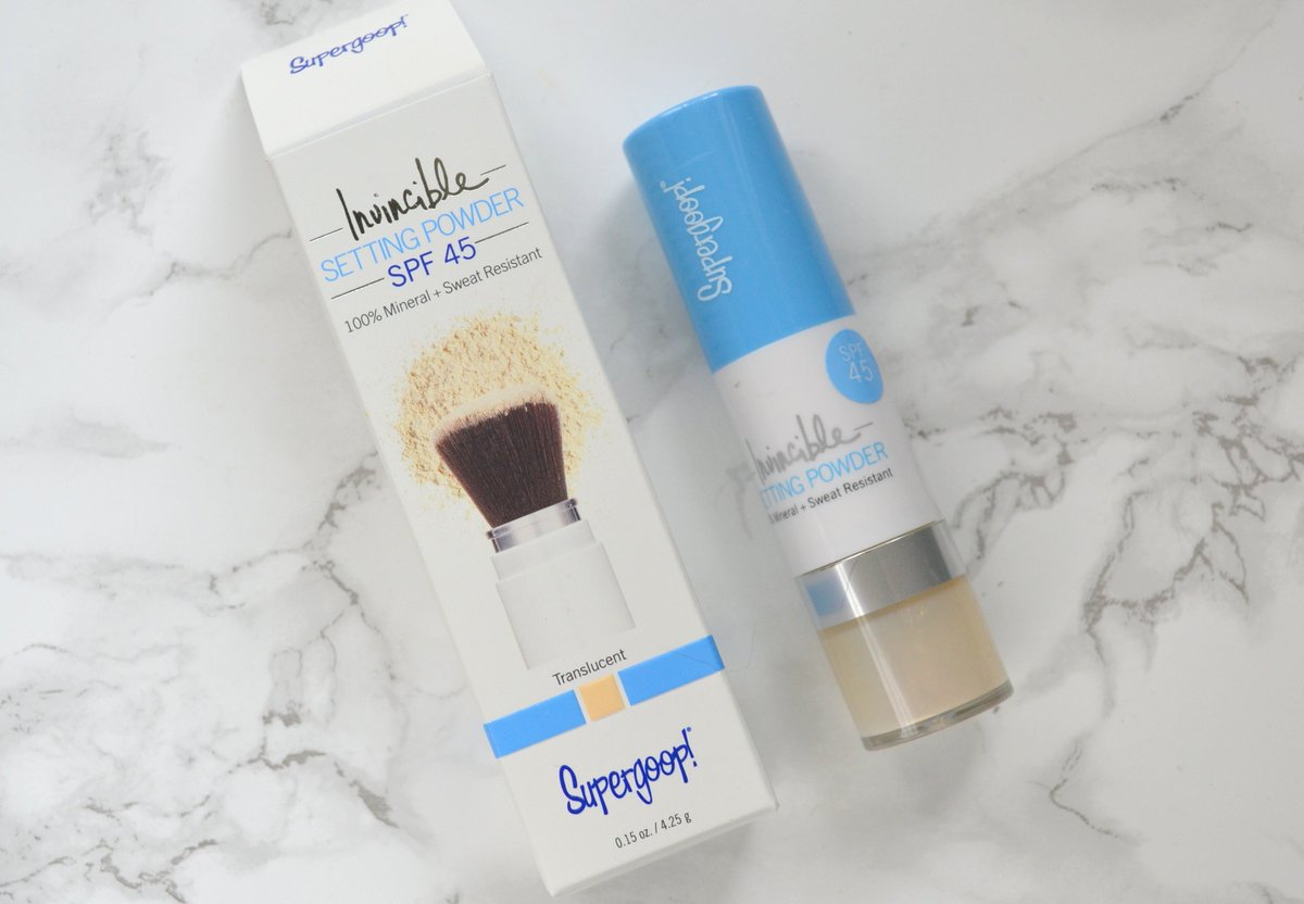 CosmeticProof's tweet photo. BLOGGED: I love this so much that I'm not lying when I say I cried when my husband accidentally dumped half off this @Supergoop Sunscreen Setting Powder down the sink and made him pay for a new one from Nordstrom online! #bbloggers #bbloggerCA https://t.co/sRaphDUKAT https://t.co/C4ww8IQjox
