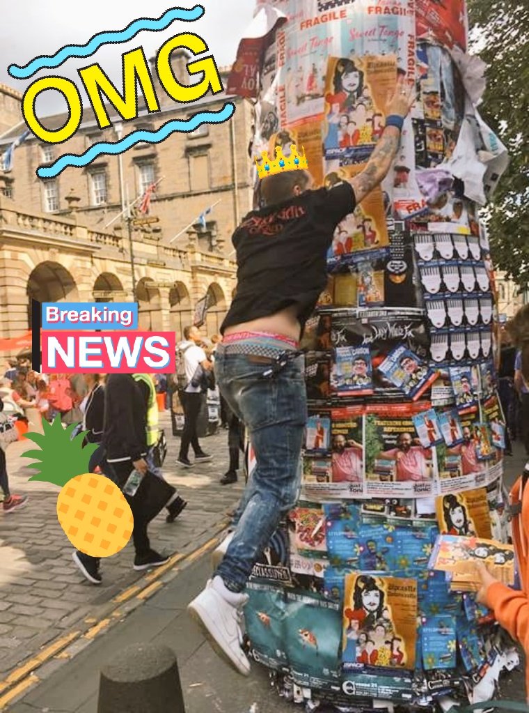Last chance to catch #UpcastleDowncastle and the Twitter monkeys have been busy... Use the code HOLY GRAIL for a free ticket at the door!! #EdFringe #EdFringe18 💙💙💙💙💙💙