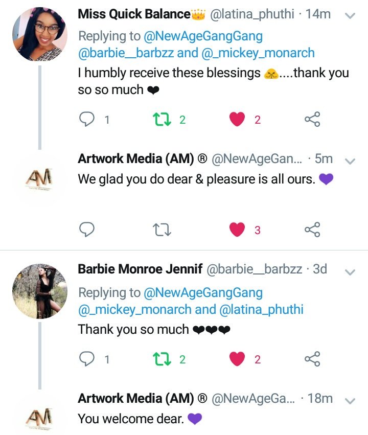 musthemaker_'s tweet photo. #TweetsToRemember 🙏💛 @NewAgeGangGang @latina_phuthi @barbie__barbzz https://t.co/8DnEfL1GBS