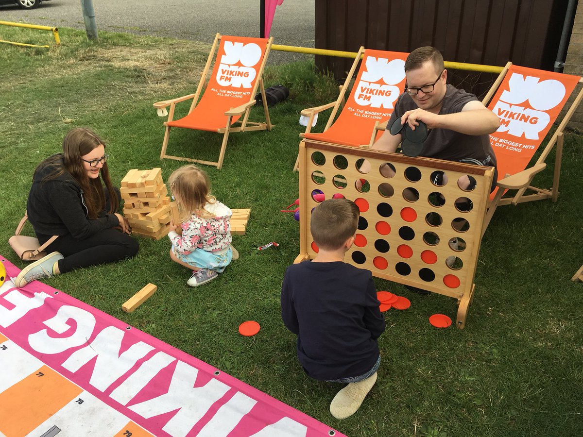 HitsEYorksNews's tweet photo. Still lots going on @BiltonVH #BiltonFest right now! Play our #VikingSummerTour games and check out the info on our partners including @hullcollegegrp @Lovebombcushion and #Cycle4LifePH with @East_Riding https://t.co/NP2McHHeW4