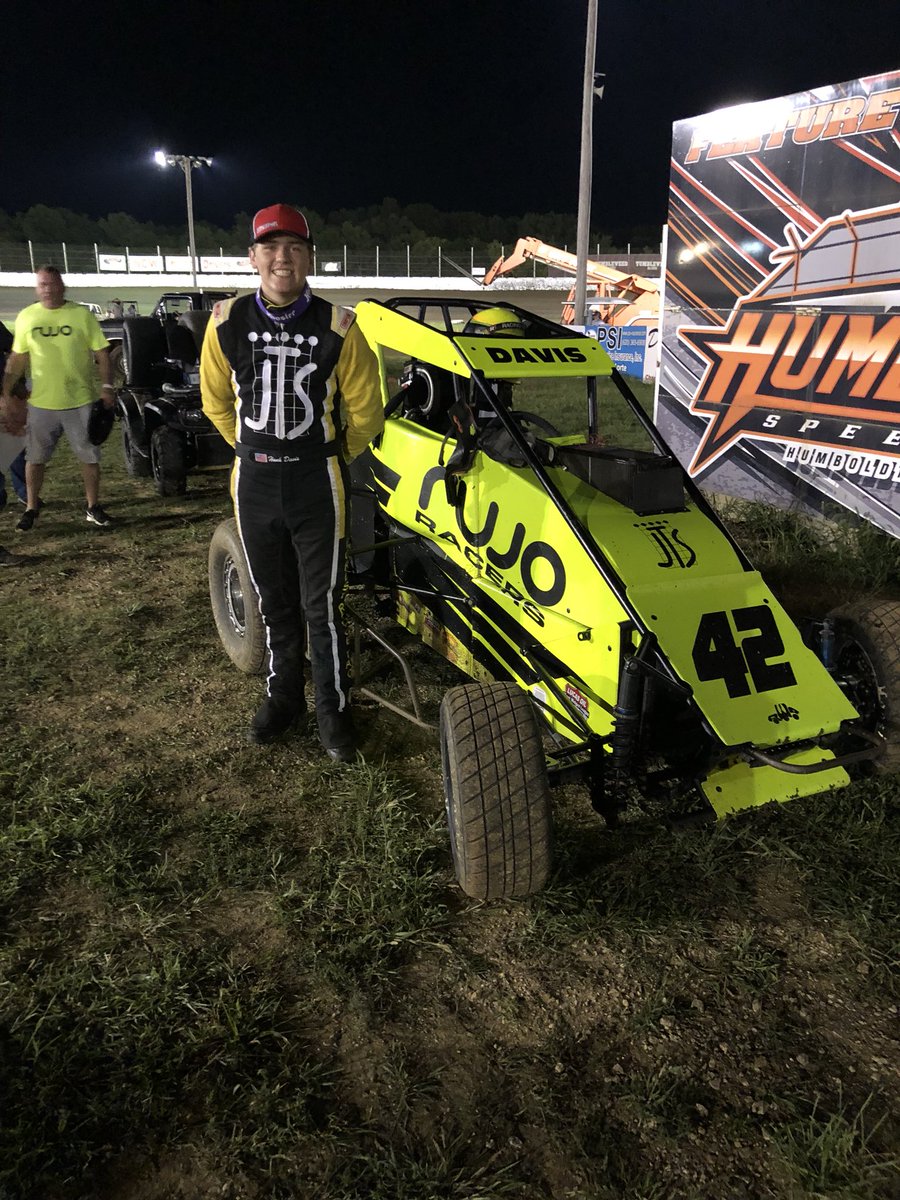 Hank Davis and crew chief Dean Franklin picked up the win lastnite <a href="/HumboldtSpdwy/">Humboldt Speedway</a> #Winning
