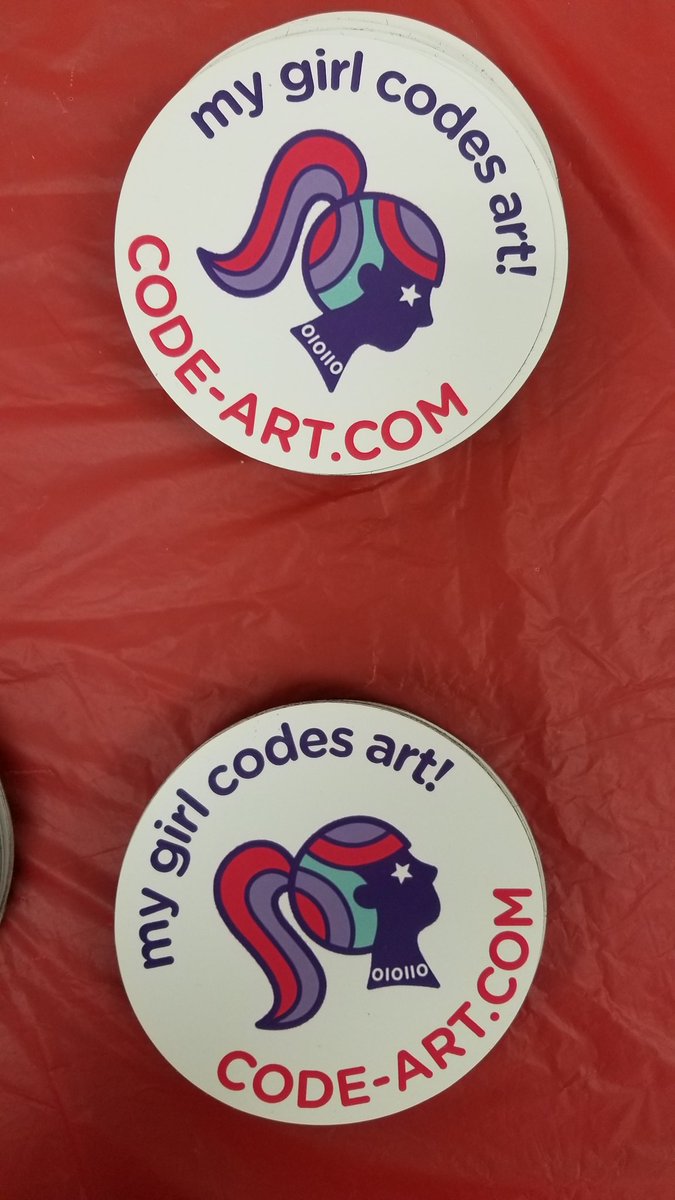 Inspire305Miami's tweet photo. Getting crafty this Saturday morning with @CodeArtMiami, our Grand Innovator Award winner! #inspire305 #girlswhocode #pixel8codeart @MDPLS https://t.co/eyMUaDsHqT