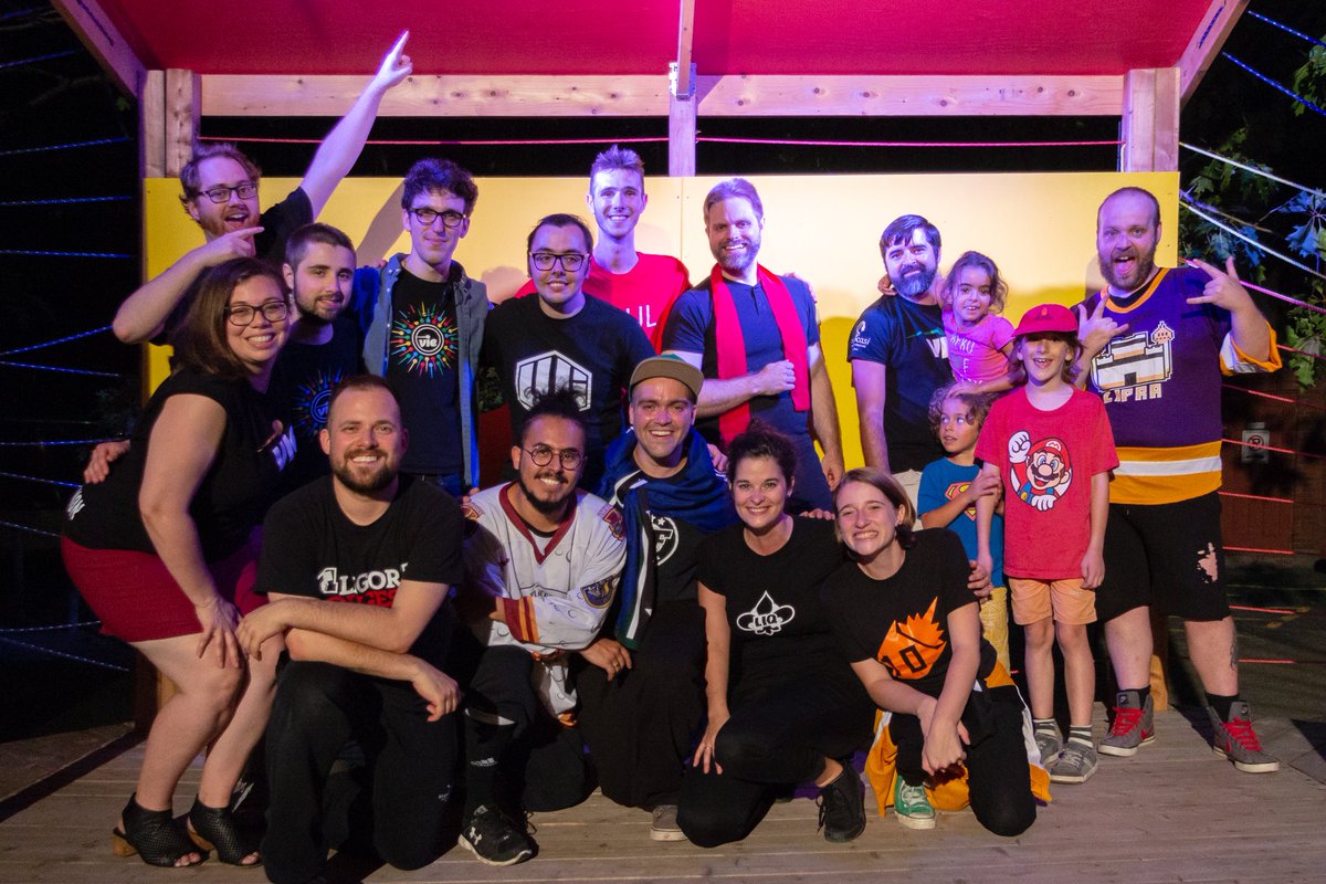 improlavie's tweet photo. Superbe soirée au @SPOTquebec pour la lancement de la saison d'impro 2018-2019 à Québec avec @improliq , @improlui, La LIMUL, La LIDUL, La GIF, la LIVC, L'ÉPI, La LIPRA et l'Aligorie. #improqc #improlavie #spotqc #limoilove https://t.co/TUTT3Th7zW