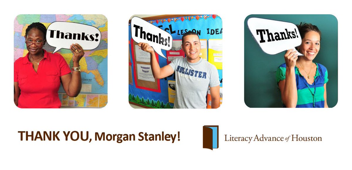 A $5,000 <a href="/MorganStanley/">Morgan Stanley</a> Global Volunteer Month grant?! Yes please! We're so thankful to be awarded this generous grant which will open opportunities for so many students and their families :)