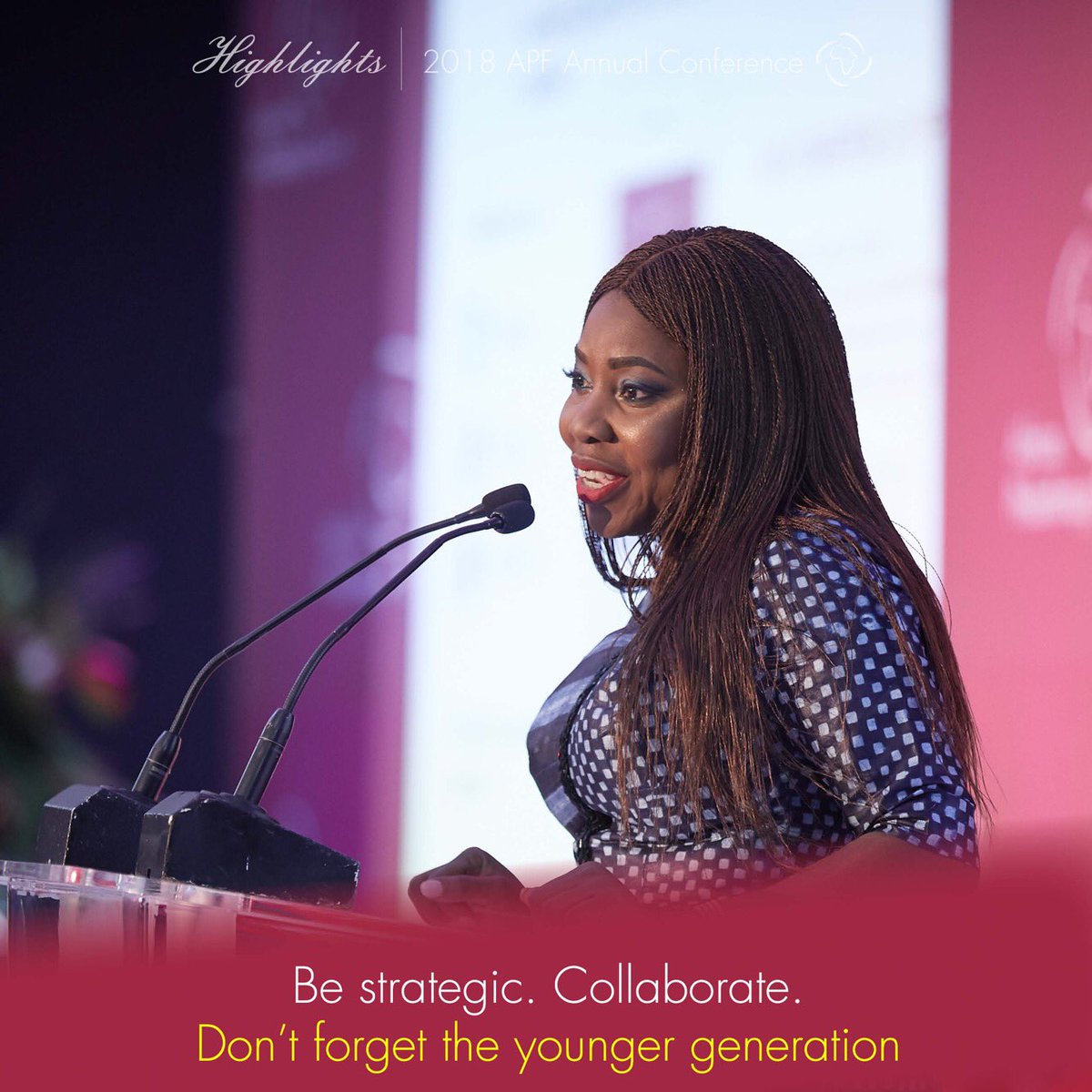 APForg's tweet photo. Be strategic. Collaborate. Donโt forget the younger generation. #APF18 https://t.co/oan8oAkF7j