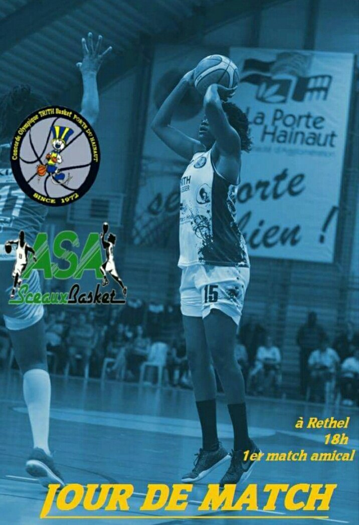 COTBPH's tweet photo. Jour de Match NF1
🏀 CO Trith Basket - ASA Sceaux
🏅 Match amical
⏰ 18h
📍 Rethel (Ardennes) https://t.co/HnGNhH34jE