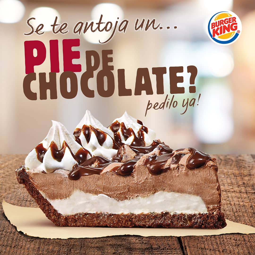 BurgerKing_Py's tweet photo. Para celebrar el día de nuestro dulce idioma, vamos a sortear vales de pie de chocolate para quienes dejen en los comentarios la frase más linda y creativa en guaraní😌 https://t.co/Ez2aVFxelo