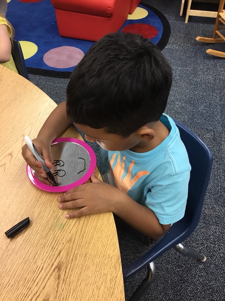 MsAmySMSD1's tweet photo. All about me! Learning to name our body parts and practice drawing them! @theSMECEC #earlyedSMSD @theSMSD #makinglearningmeaningfulandfun https://t.co/uzBHzSavRN
