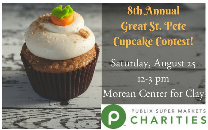 gotostpete's tweet photo. Looking for something sweet to do. Check out the 8th Annual Great St. Pete Cupcake Contest, https://t.co/MKqkrtud6t, starting at 12PM
#Stpetecupcakes #gotostpete #stpetecontest #cupcakes https://t.co/sxT0ivMmWN