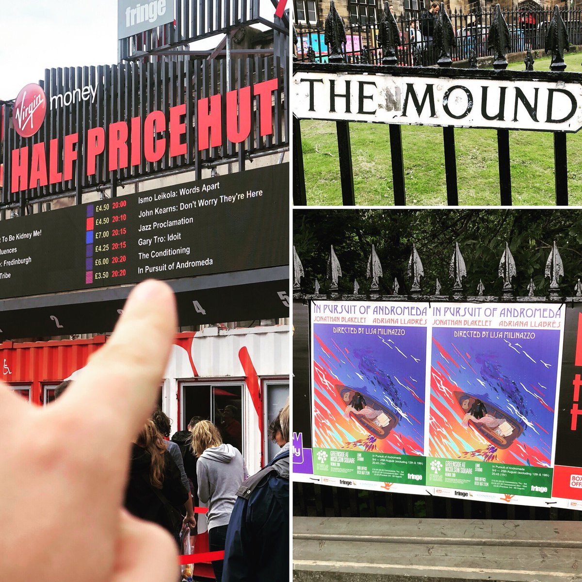 ⭐️⭐️⭐️⭐️ - <a href="/BritTheatreGuid/">British TheatreGuide</a>
⭐️⭐️⭐️⭐️ - <a href="/FringeGuru/">Richard Stamp | The Wee Review</a>

Last show tonight and we’re on the <a href="/VirginMoney/">Virgin Money</a> Half Price Hut! 10 tickets for only £5 for our finale <a href="/GreensideVenue/">Greenside Venues</a> Nicolson Sq - Lime Studio at 8:45pm! Head to The Mound so as not to miss out 🎪🎟🎭