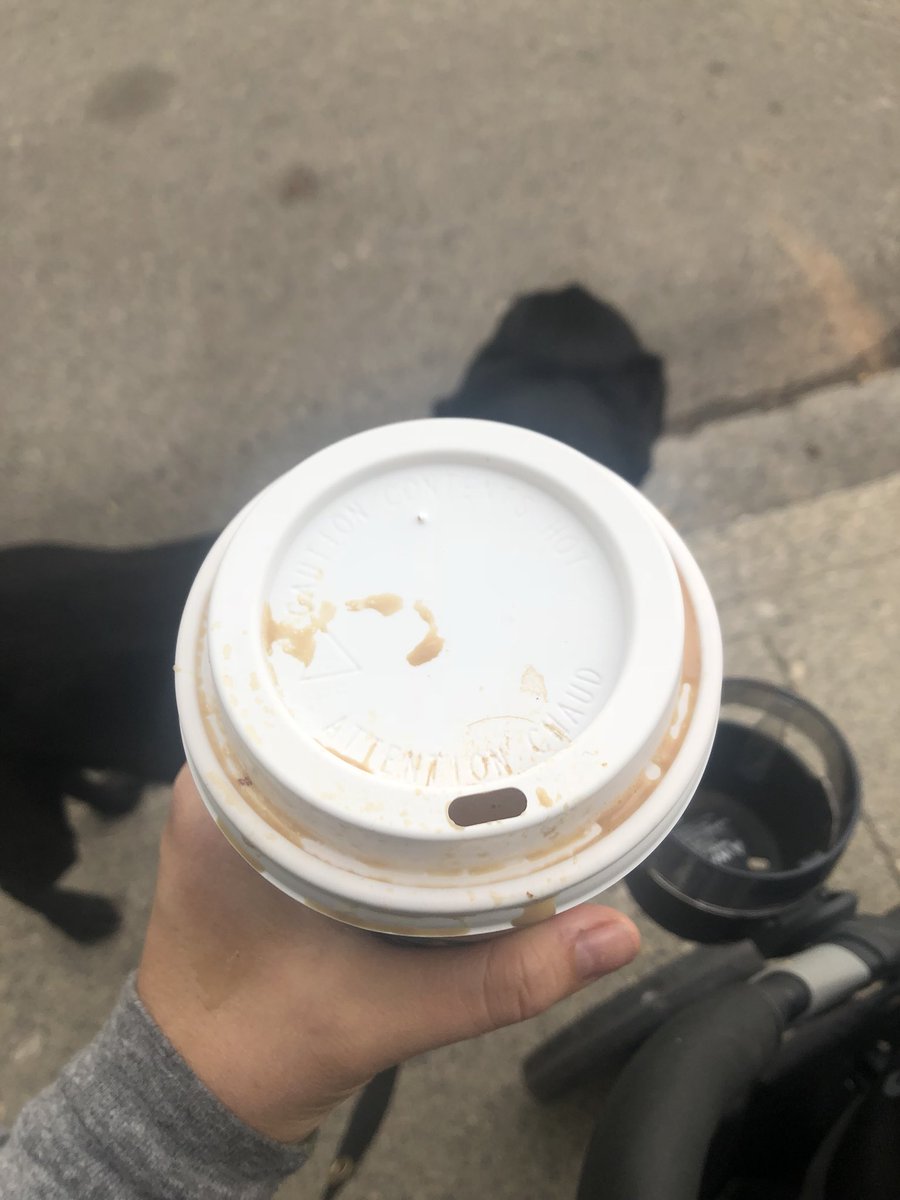 petersonjenelle's tweet photo. How are we on the verge of self-driving cars but still no one has figured out a to-go lid that doesn’t leave 5-10% of my coffee o the sidewalk 🤔 #problemtosolve #innovation https://t.co/QG846c9DsP