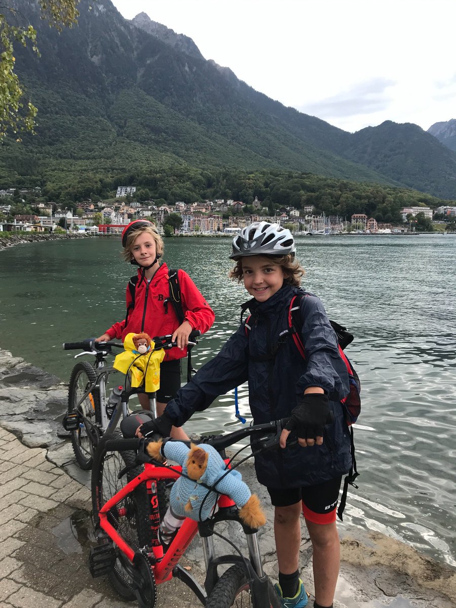 tordelfed's tweet photo. They did it!  175 km later and they are at Lac Leman!@OrangutanFndn @PrefleuriS @sarahwillers https://t.co/dCMzroWgCz