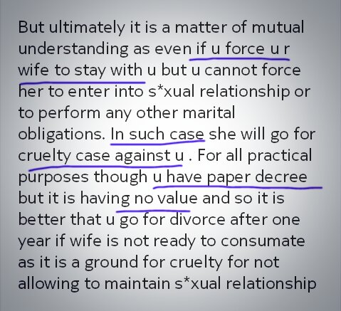 SKSINGAPURI's tweet image. #RestitutionOfConjugalRights
#ExecutionOfDecree
#Section9 #HMA #MaritalRape #Cruelty