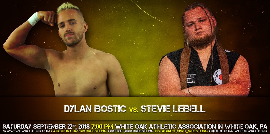 IWCwrestling's tweet photo. Trained in the art of Judo Combat, @ronin_lebell will cross over into professional wrestling on September 22 at IWC Proving Ground 7. But will his combat experience outside of wrestling be enough when he steps into the ring with former IWC Super Indy Champion, @Dylan_Bostic?! https://t.co/73YFTjnrQV