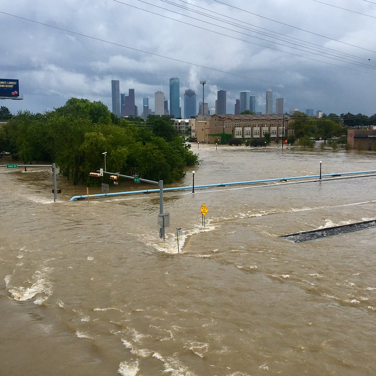 Hard to believe this was Houston a year ago today. While it did uproot a lot of our lives, I was never more proud to be a Houstonian with how everyone came together to help each other in a time of crisis. #Harvey1YearLater