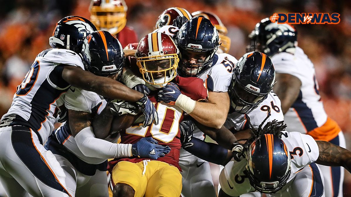 Broncos's tweet image. Handled business.

#DENvsWAS 📸&apos;s » j.mp/2P4TVjU