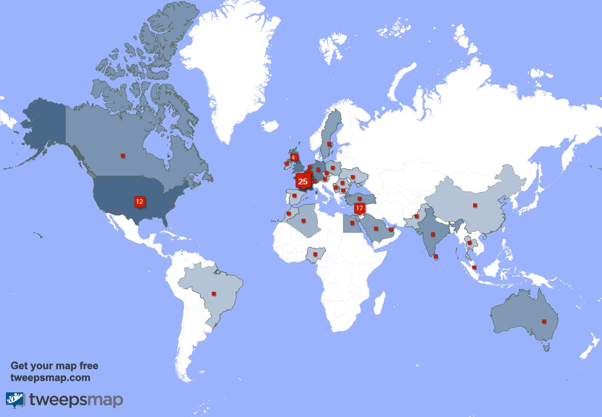 Special thank you to my 1 new followers from Poland last week. tweepsmap.com/!Pierre_Hervou… .