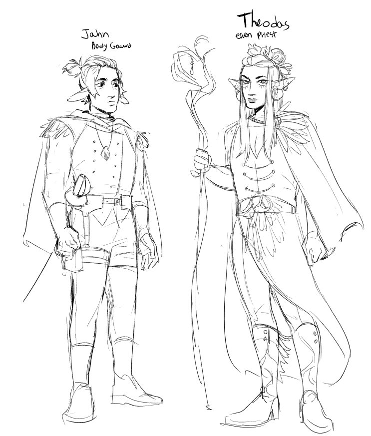 Here are some doodles from the d&amp;d campaign im running 