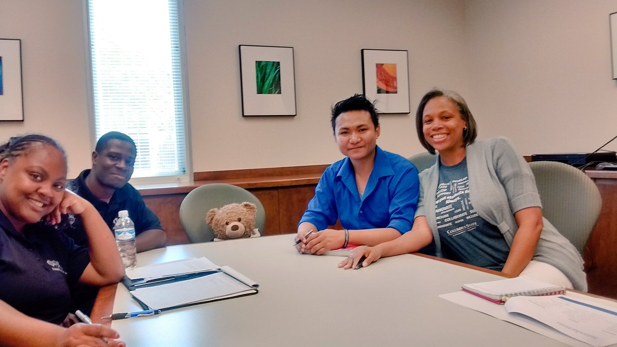polkbland's tweet photo. Meeting with Columbus State’s @PHITHETAKAPPA leadership team. Their college project will change the @cscc_edu student experience! They understand #RealCollege and this will be a phenomenal year! #CStateProud #OurStudentsAreAmazing #WePutStudentsFirstAlways https://t.co/bEWUvo60s6