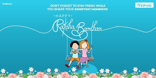 FreshcaOfficial's tweet photo. May the bond between siblings be as fresh as ever with every coming year! Freshca wishes you a very happy Raksha Bandhan!
#Freshca #RakshaBandhan #Freshness #Festival #Happiness #Celebration https://t.co/0tt5GPmh2c