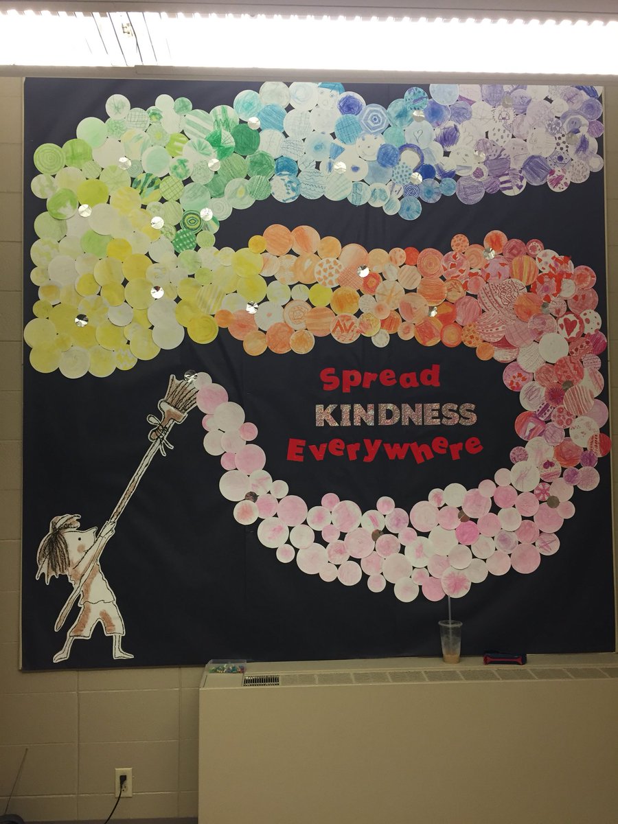 saun19's tweet photo. Something amazing is spreading around our school!!  It’s called Kindness!  And I love it!  #bekind #CodyKind @CodyElementary @jsutfin @MillardPS https://t.co/YmYiwTmXL1