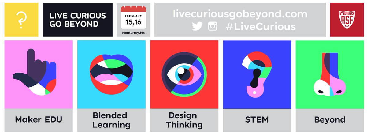 Live Curious, Go Beyond 2019 is looking for innovative teachers and leaders to share their experience!
Call for presenters closes September 15, 2018. 
goo.gl/forms/P8iv4P46… #livecurious