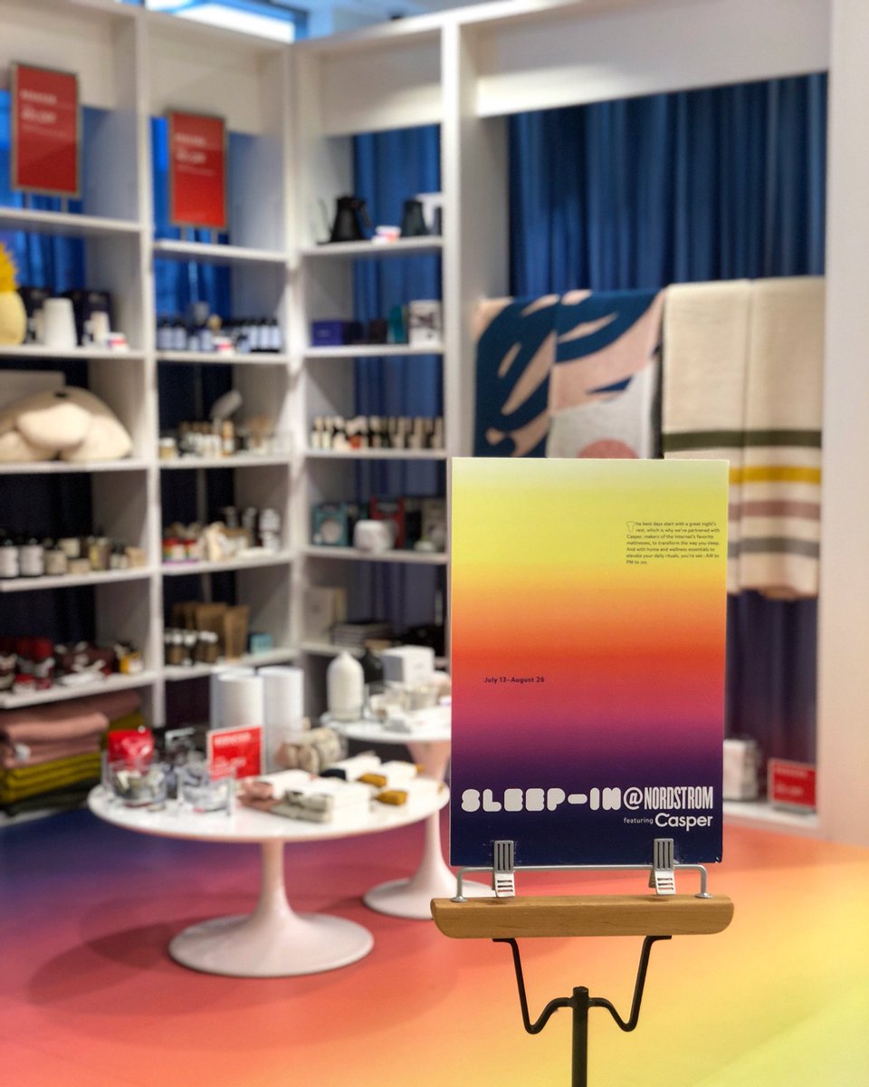 It’s the last weekend for our Sleep-In@Nordstrom Pop-IN! 😴 up to 40% select sleep goodies! #nordstromVAN #nordstromPOP