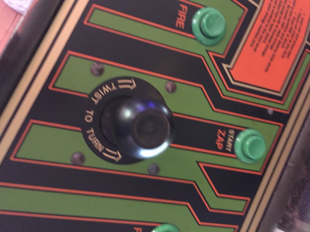 ixistenz's tweet photo. playing ##xybots one of the first arcade 3d games - turn the stick @numerikgames ##swissgames this weekend https://t.co/4pUC0pNuH3