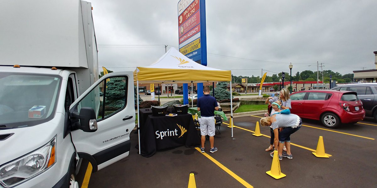Its an SST Tailgate party in Standale.  Welcome back students with great deals from Sprint!!