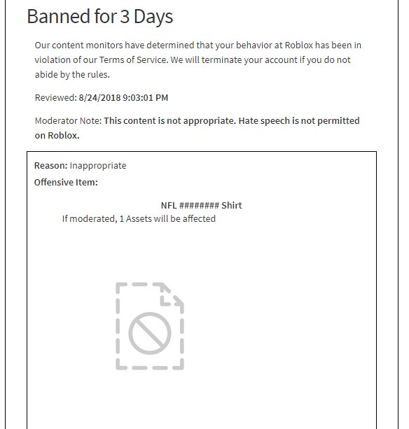 Roblox Ban 3 Days Free Robux Hack Generator No Verification - roblox hairsplosion