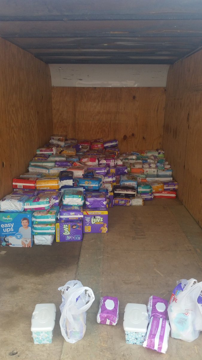 WHS_Fball's tweet photo. Thank you Warriors for the donations for the Diaper Drive! The seniors unloaded the trailer this morning at the Teddy Bear Den. The supply will help them for 2 months! 

If we aren't learning life lessons in sports then it is just glorified recess.

#IamAWarrior 
#WarriorPride https://t.co/PN78I7G9ZH