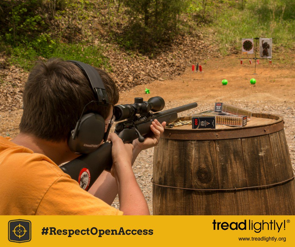 forestservice's tweet photo. When target shooting, use a dirt backstop at least 15 ft high and 25 ft wide that contains no rocks. Always be aware of what lies beyond your target. #RespectOpenAccess https://t.co/JI5eosEURK