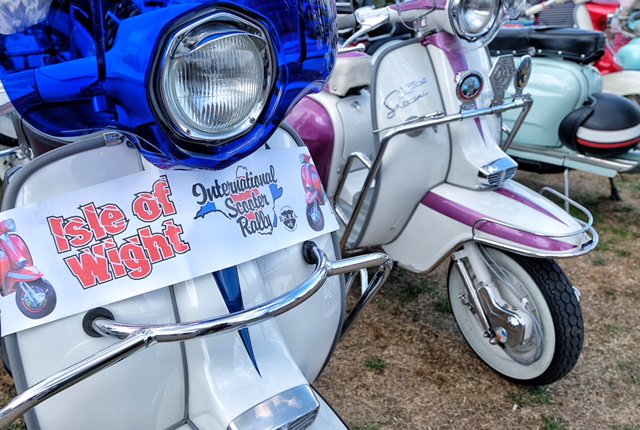 iwcponline's tweet photo. Plenty of scooter riders out on the Island this weekend for the annual Isle of Wight Scooter Rally. Pictures by Mike Swift. https://t.co/Yzk2rPOBub
