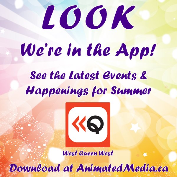Queen West App tweet media