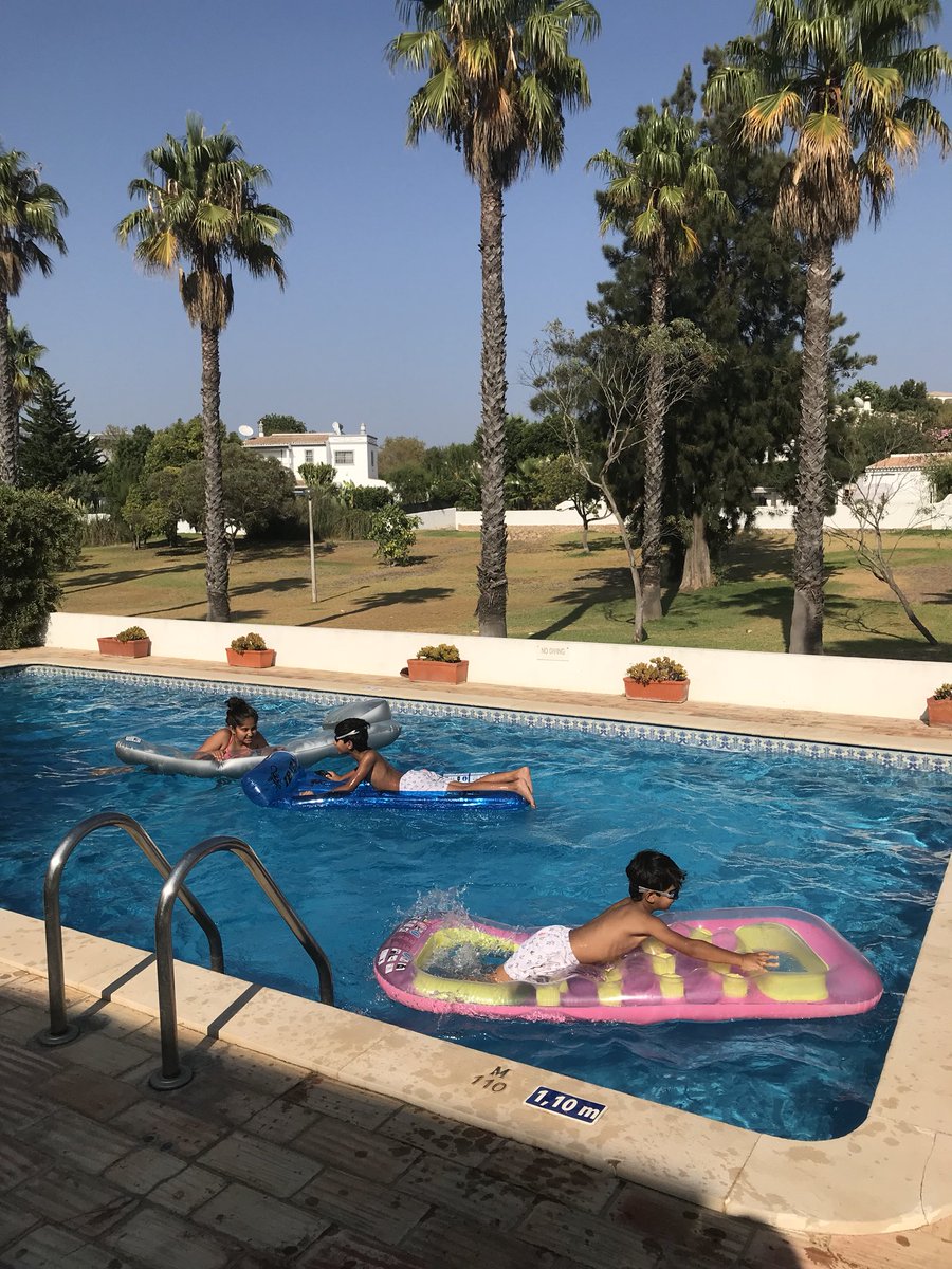 Fiveadventurers's tweet photo. And relaaaaaaaaaax.... we have arrived at our @jamesvillasuk villa in the Algarve! It’s amazing,the perfect setting for a relaxing week.little adventurers are full of glee... family travel is about exploring But sometimes just relaxing and making memories #TheJamesWay https://t.co/ED2wh1LBVu