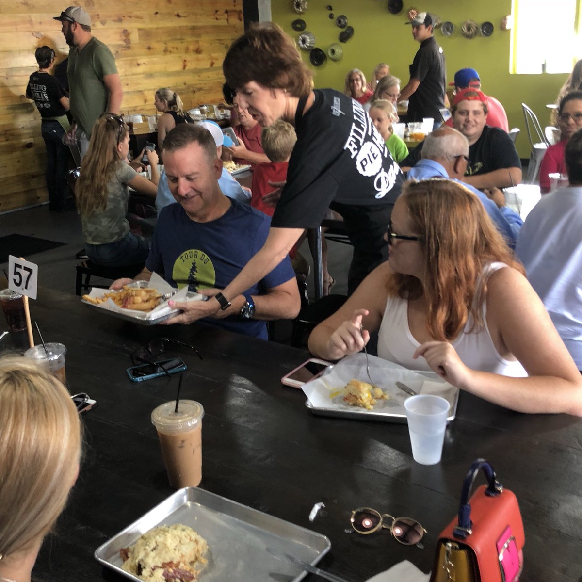 GwenGraham's tweet photo. Central Florida friends, I’m on a #GrahamWorkday serving up comfort food and meeting voters with @se7enbitesChefT this afternoon.
Come on by for a biscuit and a hug — then cast your vote early! https://t.co/hoUBa4WANy