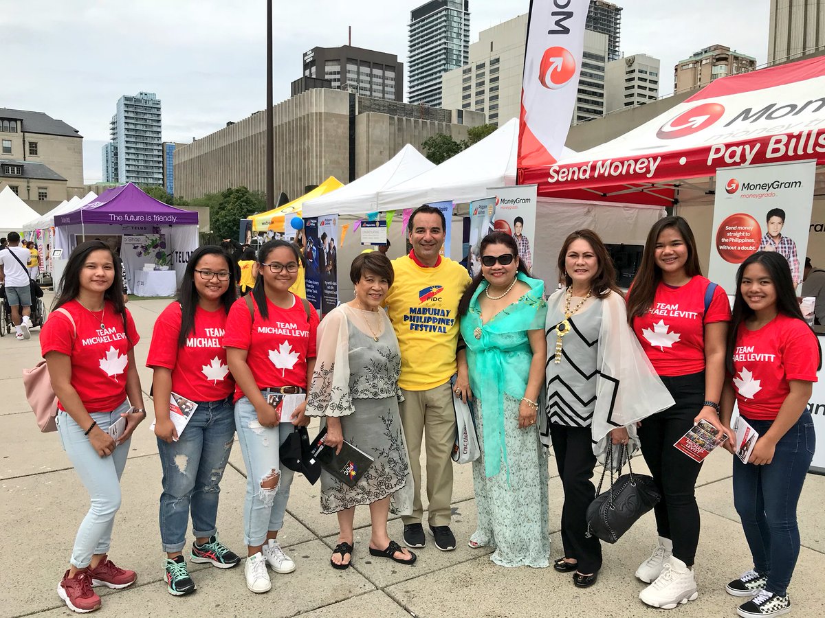 LevittMichael's tweet photo. Celebrating w/ the vibrant #Filipino community from across the GTA at the @pidctoronto #Mabuhay Festival. #pidc2018 #cdnpoli https://t.co/Tl3JAxHatL