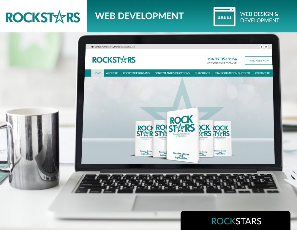 eDesigners's tweet photo. E-Designers recently developed the Website of RockStars RockStars, a Brand News Website for AUTHORS AND COACHES - ROZAINE COORAY &amp; PUJITHA SILVA : https://t.co/6yodbLHIPb #webdesign #webdesignsrilanka #WebDevelopment #WebDesigning #WebSolutions #eDesigners #VisitSriLanka https://t.co/3FrV60tdtr