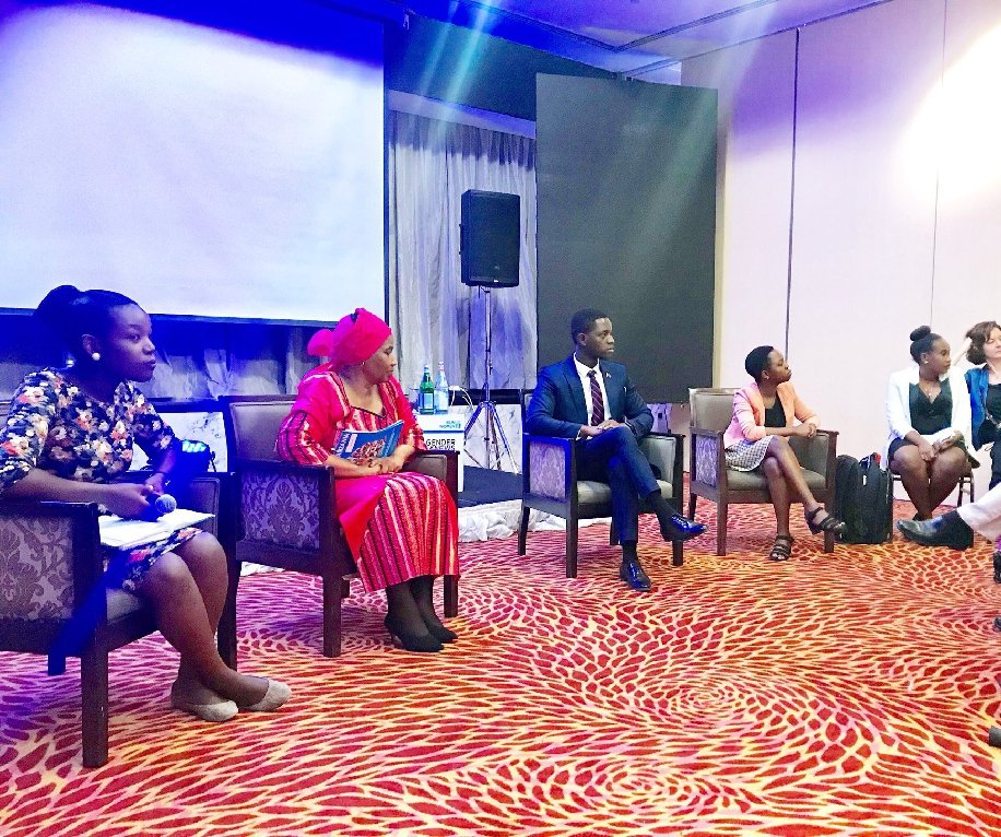 NeemaMeremo's tweet photo. Was very privileged to have moderated a youth discussion on "The Gender Equality issues affecting the young people in Tanzania today" with the UN Women Executive Director Dr Phumzile Mlambo @phumzileunwomen 
#GenderInMedia 
#Goal5 https://t.co/XplsHtUdlm
