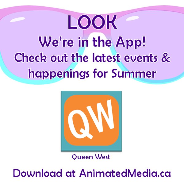 Queen West App tweet media