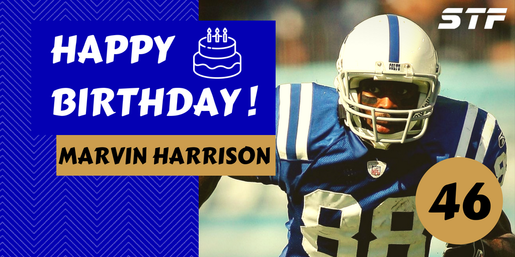 Happy Birthday to legend and HOF wide receiver Marvin Harrison! 
