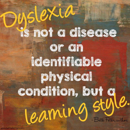 People with #dyslexia learn differently, not wrongly