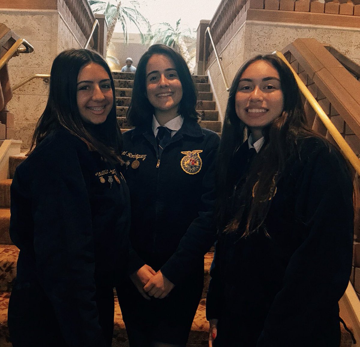 FergusonFFA's tweet photo. CPC this weekend was a succes✅ We had three of our Ferguson FFA officers attend this conference to better themselves and the chapter. They left as officers and returned as leaders 💛💙We can’t wait to see what else this year holds in store for us! https://t.co/TrupLp5qQC