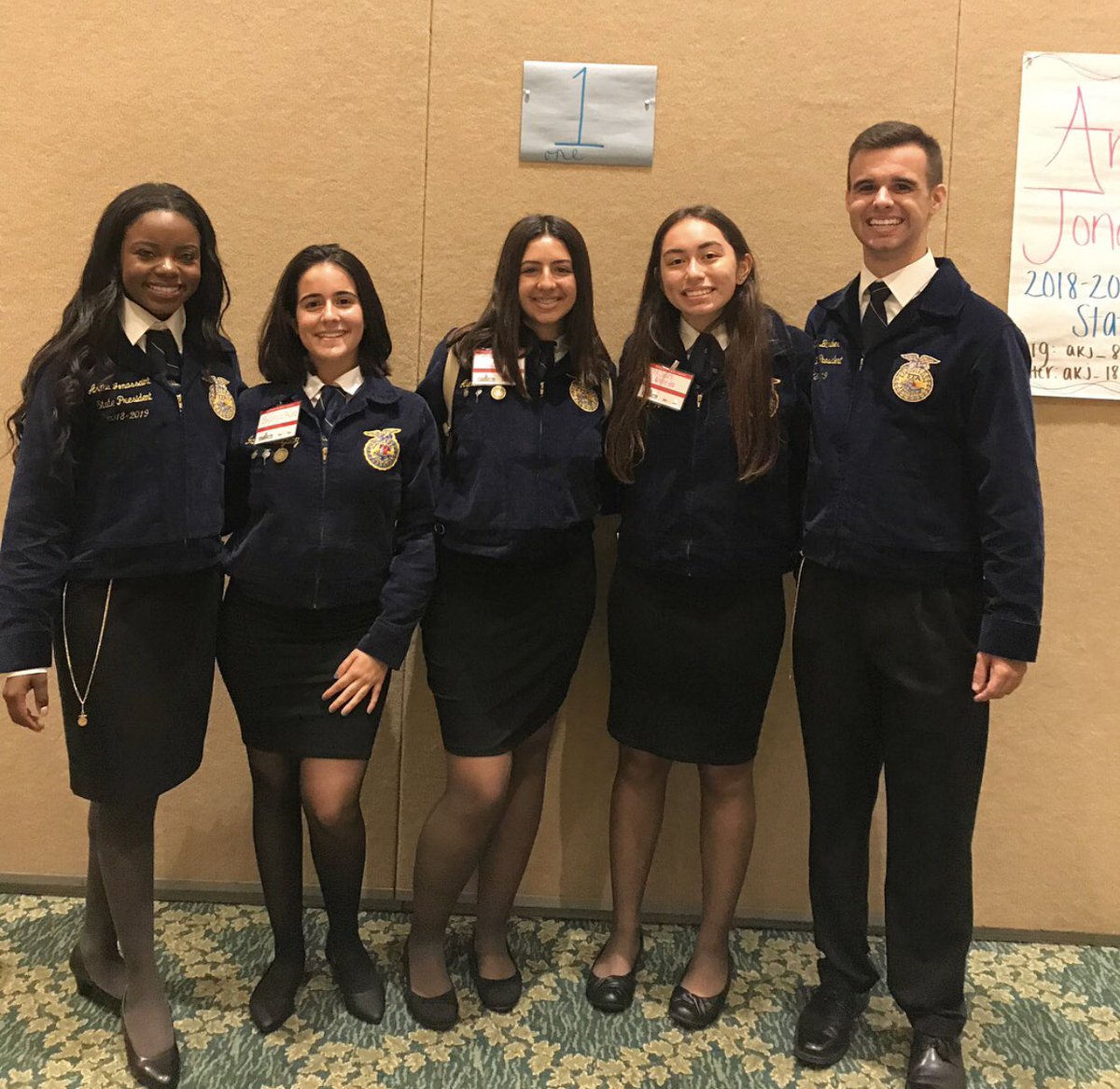 FergusonFFA's tweet photo. CPC this weekend was a succes✅ We had three of our Ferguson FFA officers attend this conference to better themselves and the chapter. They left as officers and returned as leaders 💛💙We can’t wait to see what else this year holds in store for us! https://t.co/TrupLp5qQC