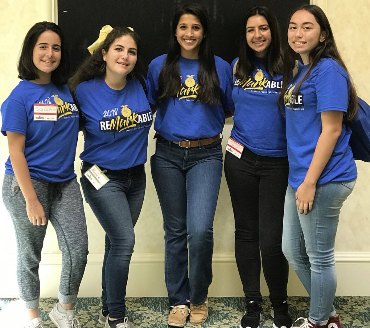 FergusonFFA's tweet photo. CPC this weekend was a succes✅ We had three of our Ferguson FFA officers attend this conference to better themselves and the chapter. They left as officers and returned as leaders 💛💙We can’t wait to see what else this year holds in store for us! https://t.co/TrupLp5qQC